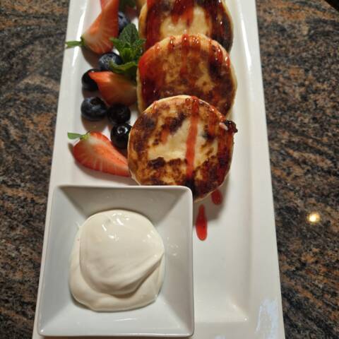 cheese blintzes
